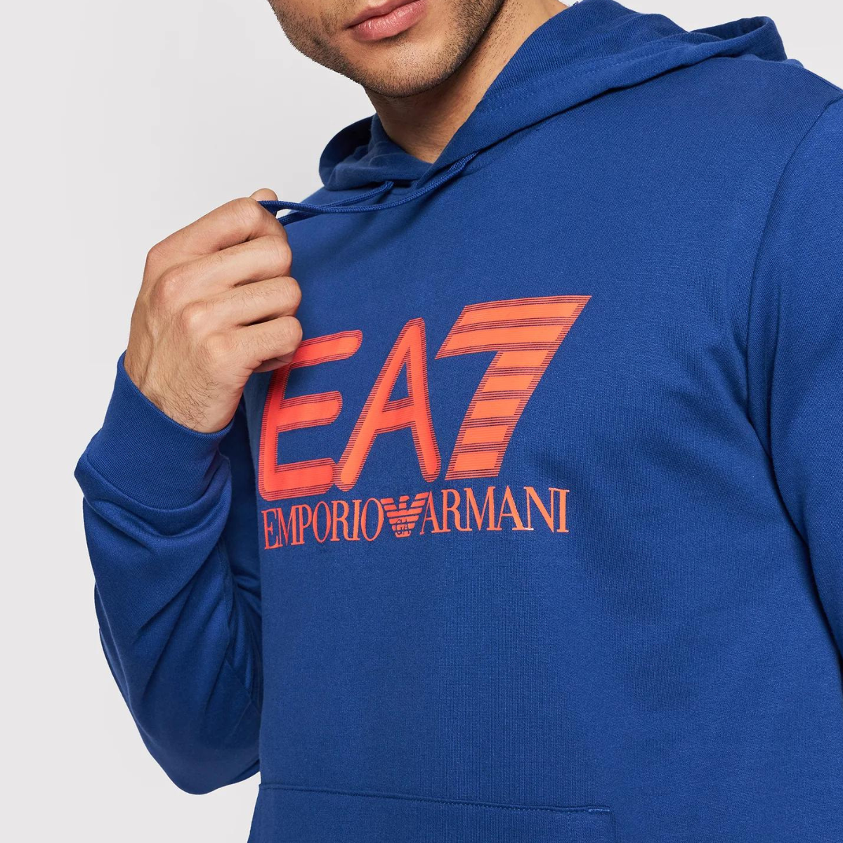 EA7 Giorgio Armani - Man Jersey Sweatshirt - Amparo Blue