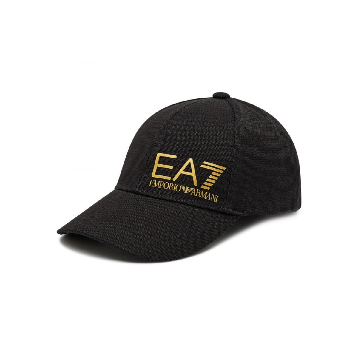 EA7 Giorgio Armani - Unisex Woven Baseball Cap - Black/Gold
