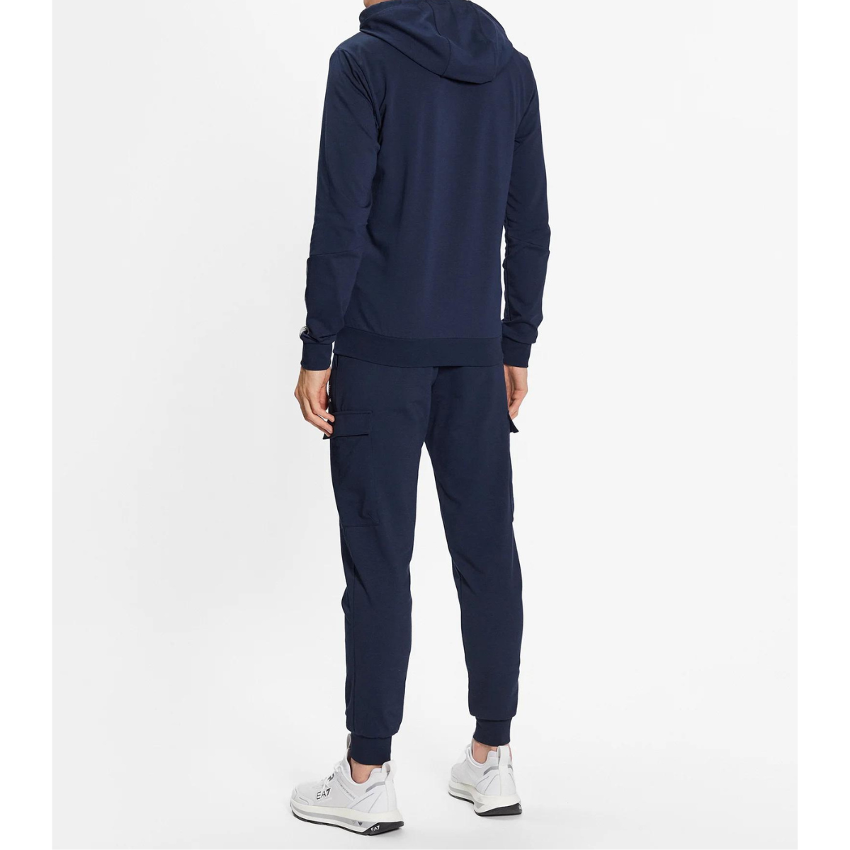 EA7 Giorgio Armani Men Jersey Tracksuit Navy Blue