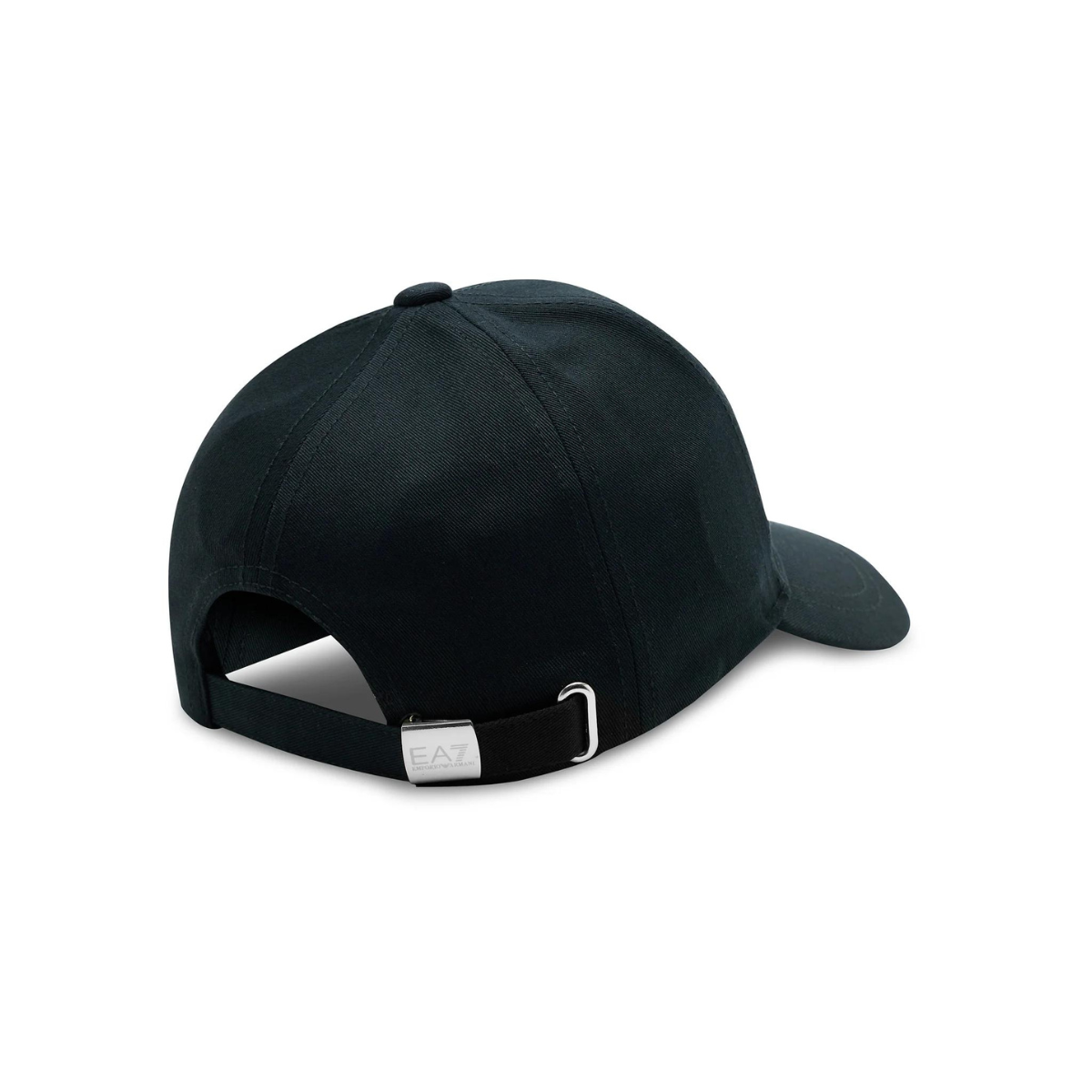 EA7 Giorgio Armani - Unisex Woven Baseball Hat - Black/Silver