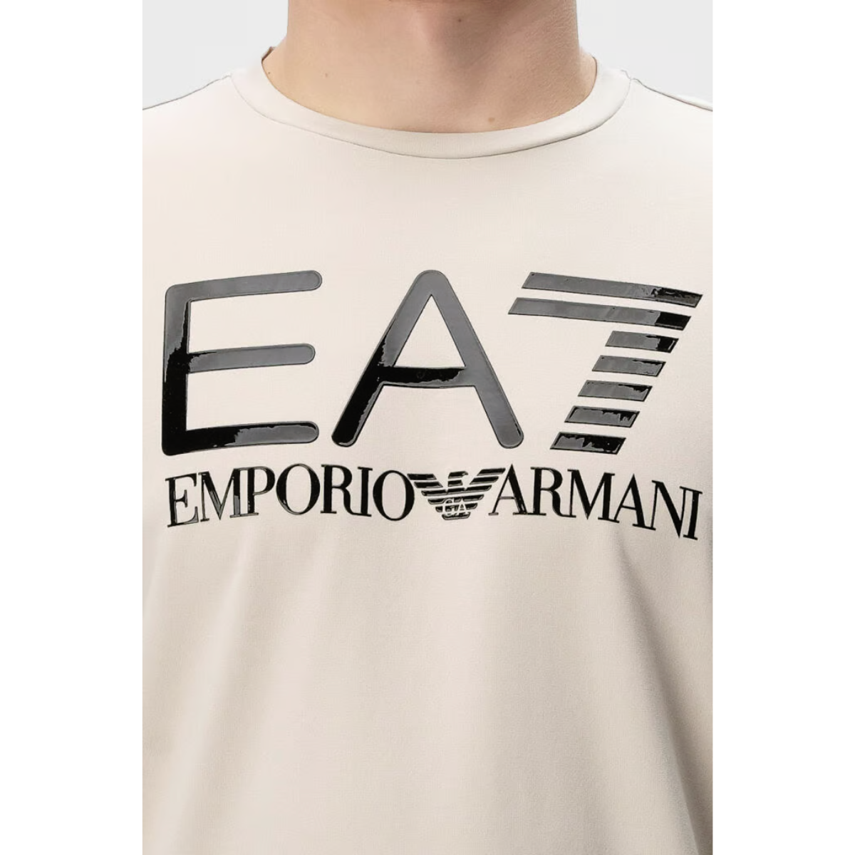 EA7 Giorgio Armani - Man Jersey T-Shirt - Silver Cloud