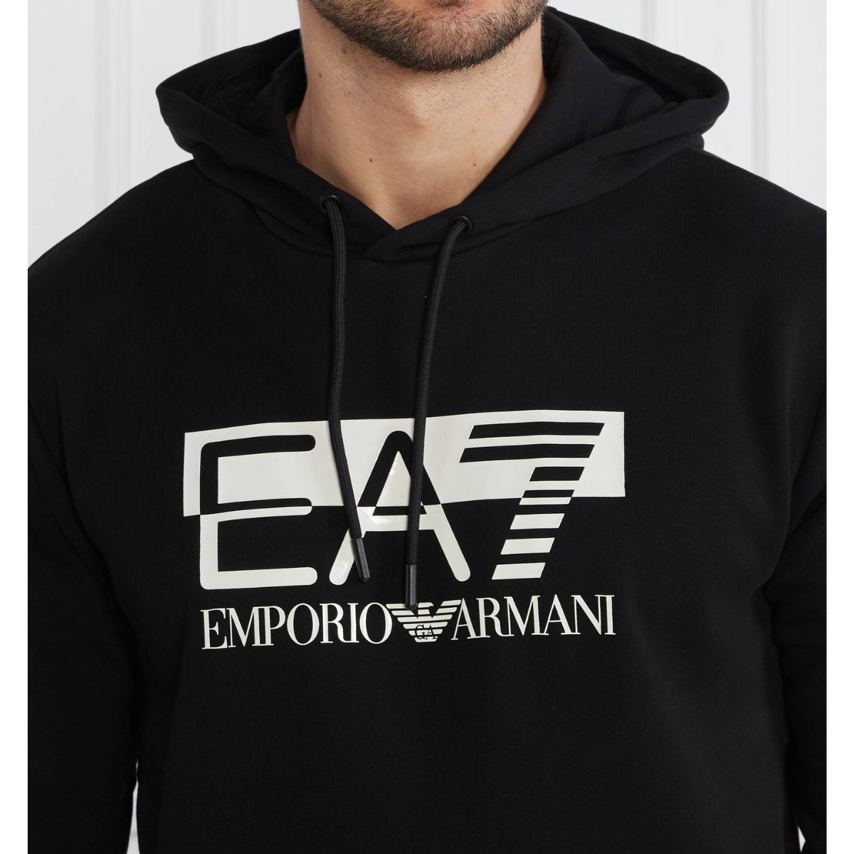 EA7 Giorgio Armani - Man Jersey Sweatshirt - Black