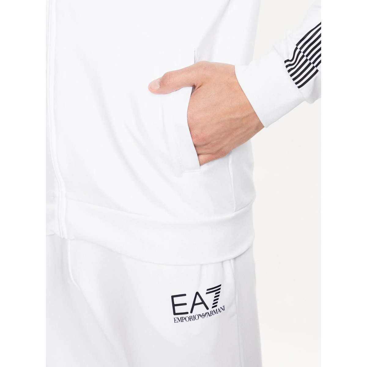 EA7 Giorgio Armani - Men Jersey Tracksuit - White