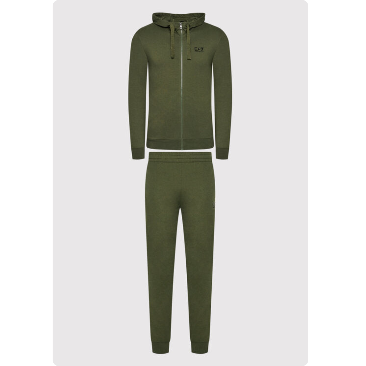 Khaki green 2025 armani tracksuit