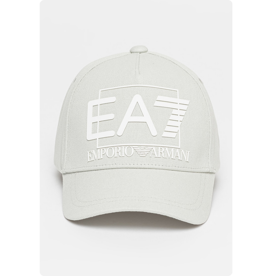 EA7 Giorgio Armani - Man Woven Baseball Hat - Oyster Mushroom