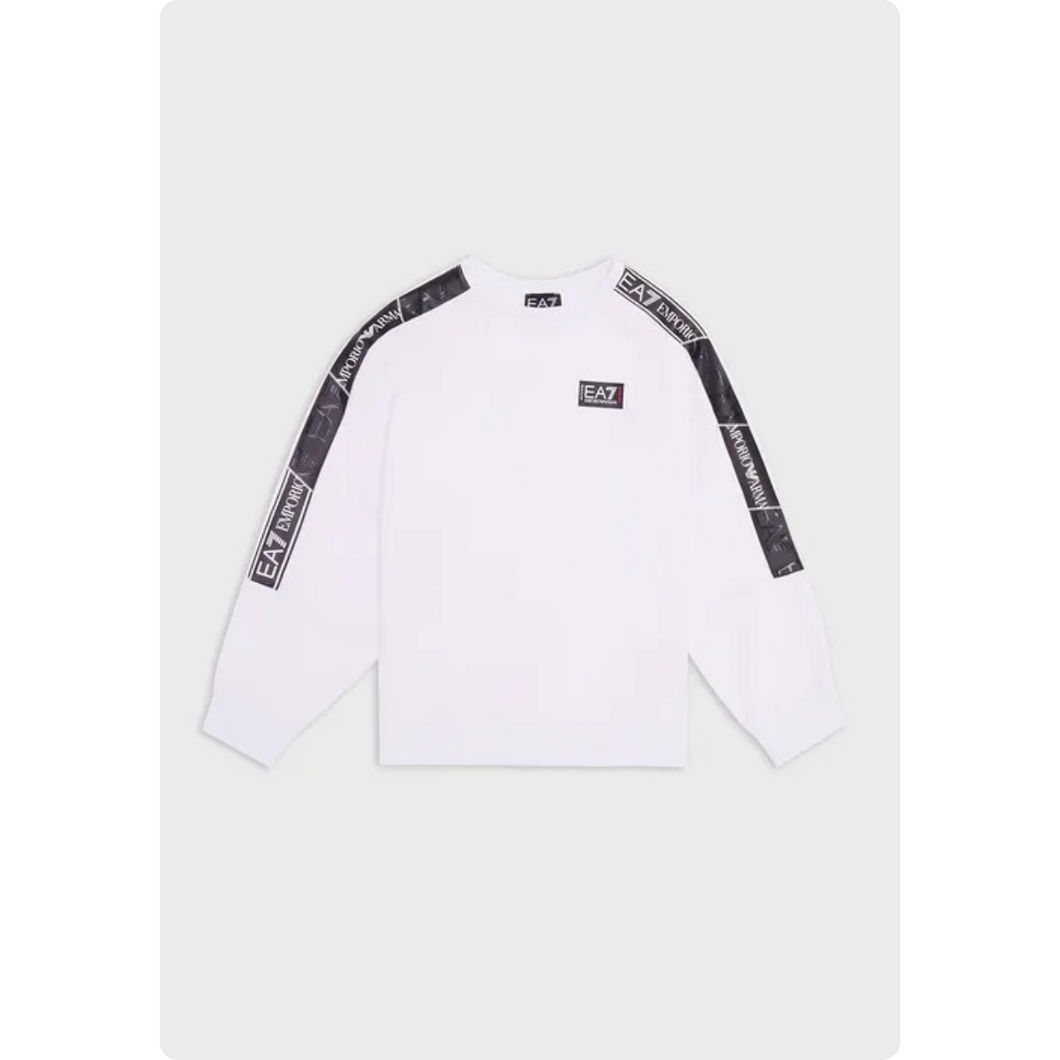 EA7 Giorgio Armani - Boy Jersey Sweatshirt - White